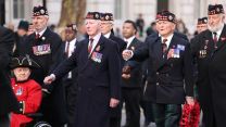 The Royal Scots Regimental Association march in the RBL's veterans' parade (Picture: MOD)