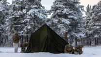 10 man tents Cold Weather Aviation Operators Course Commando Helicopter Force Royal Norwegian Airforce Base (RNoAF) Bardufoss 2 160124 CREDIT MOD