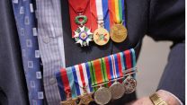 Mr Kersh's previously awarded medals for his services throughout the war 