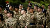 These members of the Army Cadet Force, belonging to detachments affiliated with the  Queen's Royal Hussars and the Royal Corps of Signals, also took part in the parade and service (Source: MOD)