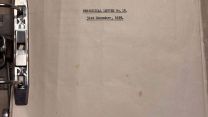 Other reports included in the original official files and later lever-arch binders are Naval Meteorological Branch Periodical Letters CREDIT MOD