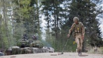 Brits On Ex Spring Storm In Estonia