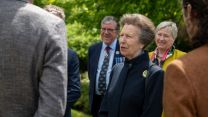 Princess Anne at CWGC unveiling cred CWGC