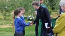 Princess Anne at CWGC unveiling cred CWGC