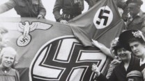 Captured Nazi flag SAS Norway