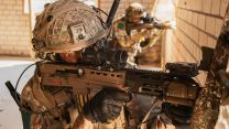 It was now 3 Para's turn to take the role of the defender, repelling attempts to take the building by the US cavalry soldiers
