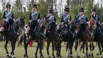 The Light Cavalry HAC is one of the two Honourable Artillery Company ceremonial sub-units and was established in 1861 as a mounted reconnaissance squadron for the gun batteries