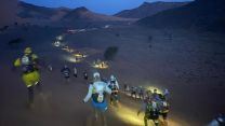 Because of the extreme distance and difficulty, many runners find themselves battling into the night
