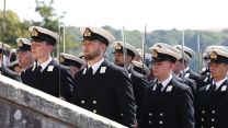 One hundred and fifty junior officers, including 16 from ten allied and partner navies, finished 29 weeks of demanding training  (Picture: Royal Navy)