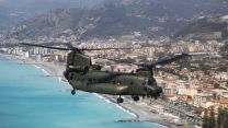 The deployment across land, air and sea has been described by the Army as a 'major logistical effort'