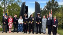 The annual Submariner Memorial Service took place at the National Memorial Arboretum in Staffordshire (Picture: Leigh Dodds)
