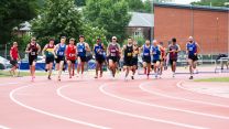 British Army athletes take to the track at the Military Stadium in Aldershot (Picture: Alligin Photography)
