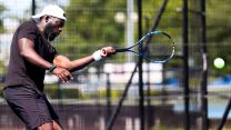 The tournament sees the best tennis players in the Army battle it out on court