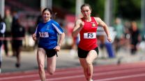 The Royal Engineers won the 400m women's relay race with a superb performance (Picture: Alligin Photography)