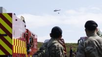 Army steps in to help with South Wales wildfires pic MOD