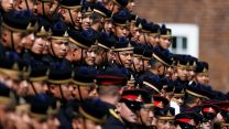 19082026 Soldiers and Officers from the King’s Gurkha Artillery formed up for a formal group shot after KGA Formation parade on Thursday 4 June 2026 Pic MOD