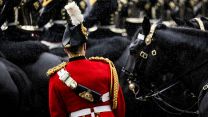 Thousands of spectators braved a wet and blustery morning on Horse Guards Parade today as the Household Division and the King's Troop Royal Horse Artillery completed the Colonel's Review (Picture: MOD)