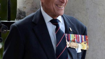 A smile from the Duke of Edinburgh, as events took place in London to mark the 70th anniversary of VJ Day, August 2015