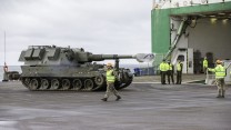 UK Armoured Vehicles Arrive In Estonia 