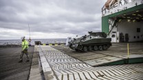 UK Armoured Vehicles Arrive In Estonia 