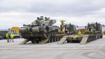 UK Armoured Vehicles Arrive In Estonia 