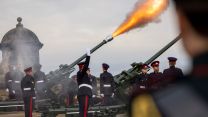 21 Gun Salutes was fired at a Edinburgh Castle and at Stirling Castle to marking King Charles' birthday 14112022 CREDIT MOD Crown Copyright.jpg
