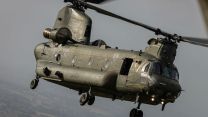 A Chinook of 27 Sqn in flight during Exercise Cobra Warrior (Picture: MOD)
