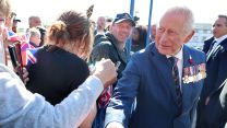 Crowds welcome King Charles to Barrow-in-Furness