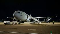 They were supported by the RAF Voyager air-to-air refuelling aircraft