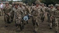 255 (Special Operations) Signal Squadron taking part in Battle PT during their Formation Day cred MOD