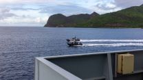 22102026 Joint maritime interdiction training viewed from the port side of HMS Trent Picture MOD