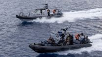 22102026 Joint maritime training brings together HMS Trent, 42 Commando and Royal Montserrat Police Picture MOD