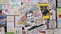 Cards arrived from well-wishers around the world 