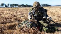 With clear skies and sunshine, the paras benefited from some extremely good weather for this time of year in northern France (Picture: MOD)