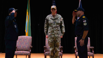  Captain Jason Eacock and Rear Admiral Marcelo Lancellotti mark the transfer of command