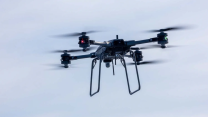 Malloy T-150B heavy lift drone closeup 