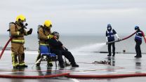 HMS Queen Elizabeth crash-on-deck exercise