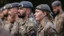 255 (Special Operations) Signal Squadron taking part in Battle PT during their Formation Day cred MOD