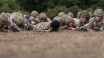 255 (Special Operations) Signal Squadron taking part in Battle PT during their Formation Day cred MOD