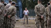 255 (Special Operations) Signal Squadron taking part in Battle PT during their Formation Day cred MOD