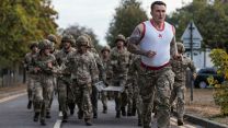 255 (Special Operations) Signal Squadron taking part in Battle PT during their Formation Day cred MOD