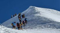 At 6,119m above sea level, it offered the team a stark introduction to acclimatisation (Picture: Avtar Gill)