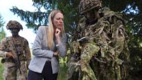 AF Minister Louise Sandher-Jones in Estonia Picture PA