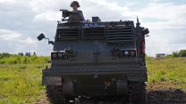 AF Minister Louise Sandher-Jones in Estonia Picture PA