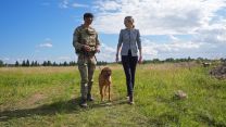 AF Minister Louise Sandher-Jones in Estonia Picture PA