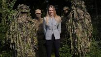 AF Minister Louise Sandher-Jones in Estonia Picture PA