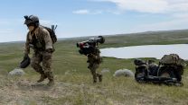While the quad bikes bear the brunt of the heavy lifting, the weapon must be manhandled into position the old-fashioned way