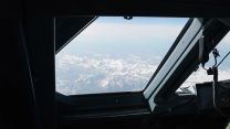Mountain views during journey from Brize Norton to Darwin for Ex Pitch Black