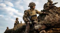 The multi-phase exercise comprised of live firing from mortars, snipers and machine guns, as well as a section attack to take key enemy positions with simulated close air support from RAF Typhoons