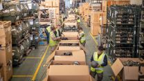 2nd Battalion The Royal Anglian Regiment sort helmets for packaging at MOD Donnington bound for Ukraine 31032022 CREDIT MOD CROWN COPYRIGHT.jpg